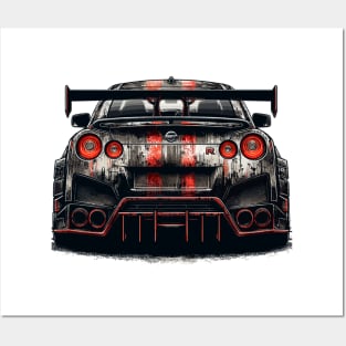 Nissan GT-R Posters and Art